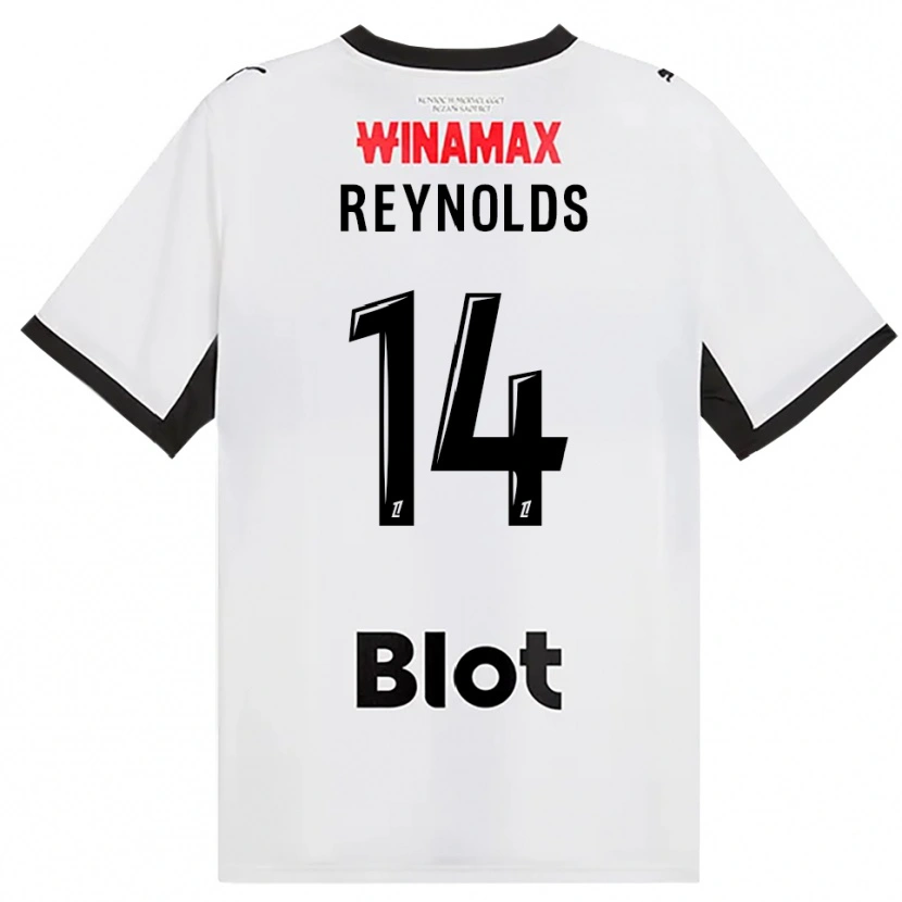 Danxen Women Bryan Reynolds #14 Black White Red Away Jersey 2026/27 T-Shirt