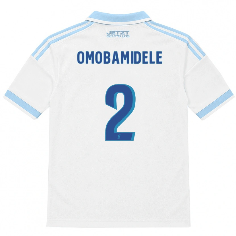 Danxen Women Andrew Omobamidele #2 Light Sky Blue White Red Away Jersey 2026/27 T-Shirt