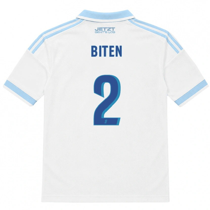 Danxen Women Clancy Valère Biten #2 Light Sky Blue White Red Away Jersey 2026/27 T-Shirt