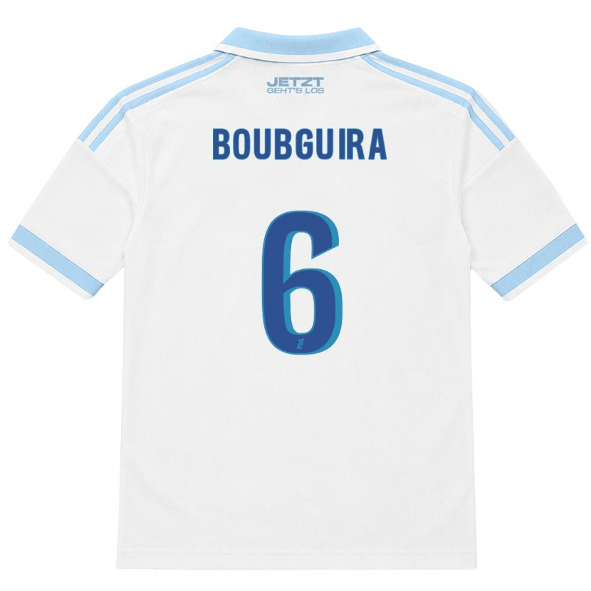 Danxen Women Fahim Boubguira #6 Light Sky Blue White Red Away Jersey 2026/27 T-Shirt
