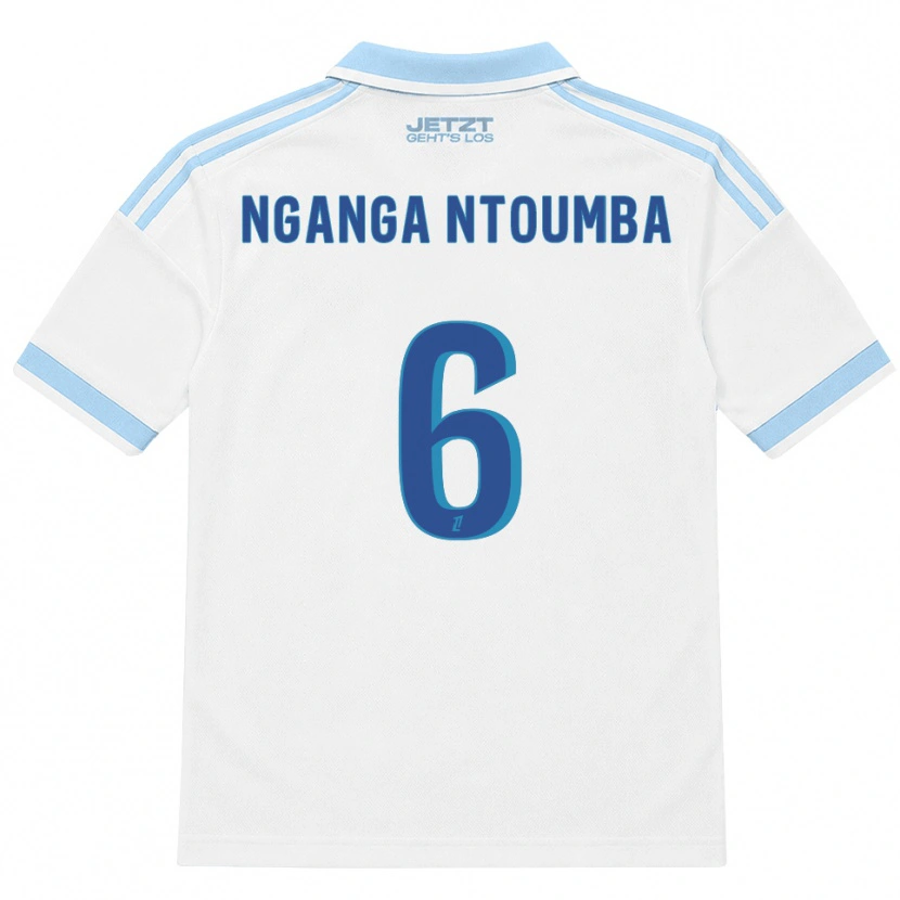Danxen Women Monfils Nganga Ntoumba #6 Light Sky Blue White Red Away Jersey 2026/27 T-Shirt