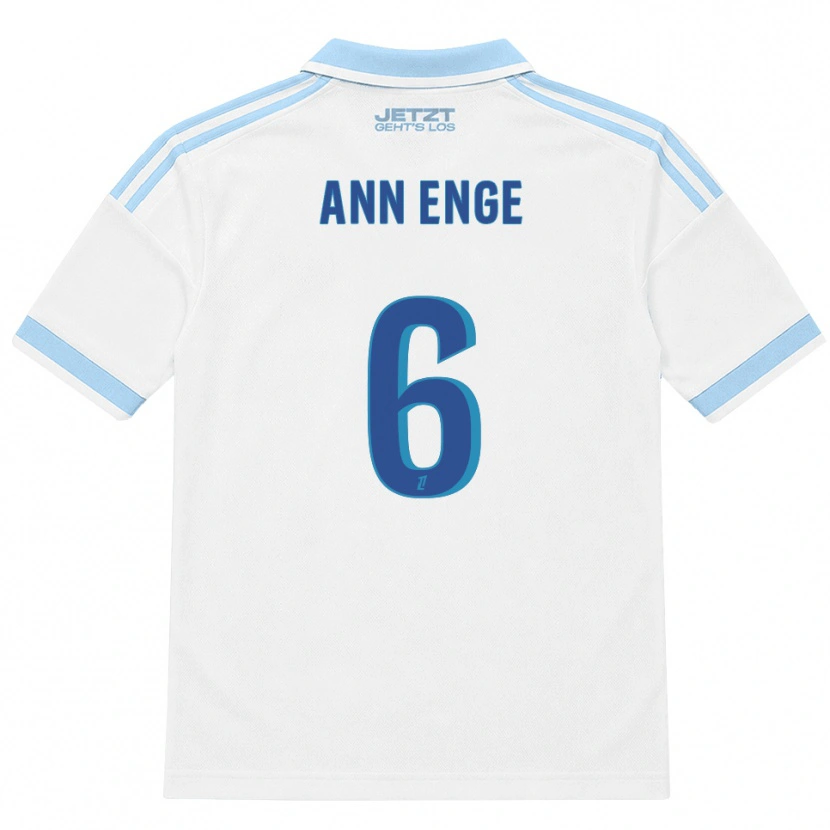 Danxen Women Sierra Ann Enge #6 Light Sky Blue White Red Away Jersey 2026/27 T-Shirt