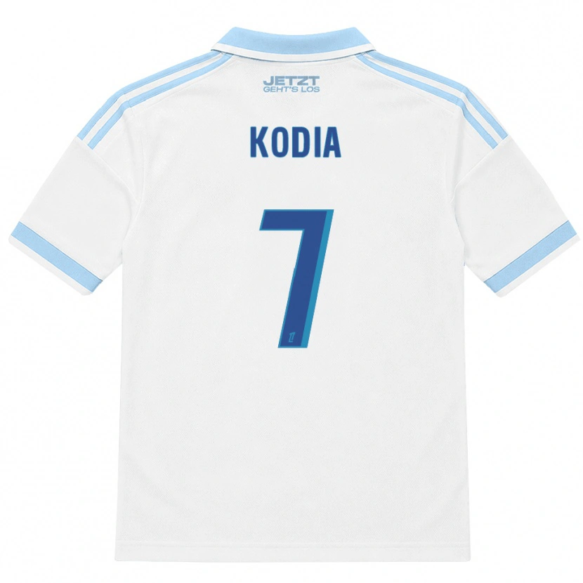 Danxen Women Ghianny Kodia #7 Light Sky Blue White Red Away Jersey 2026/27 T-Shirt