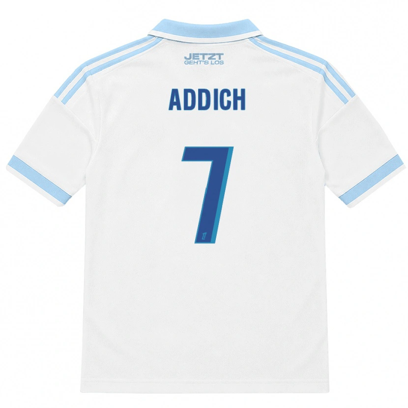 Danxen Women Yanis Addich #7 Light Sky Blue White Red Away Jersey 2026/27 T-Shirt