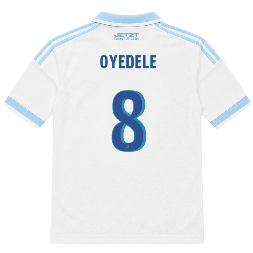 Danxen Women Maxi Oyedele #8 Light Sky Blue White Red Away Jersey 2026/27 T-Shirt