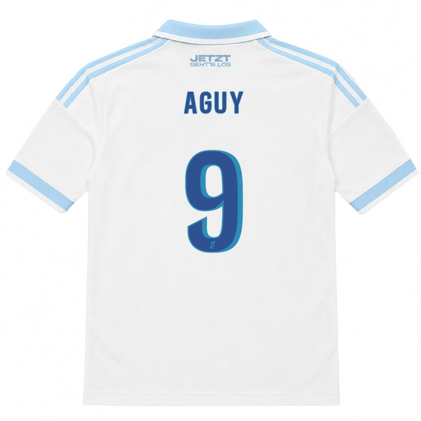 Danxen Women David Aguy #9 Light Sky Blue White Red Away Jersey 2026/27 T-Shirt