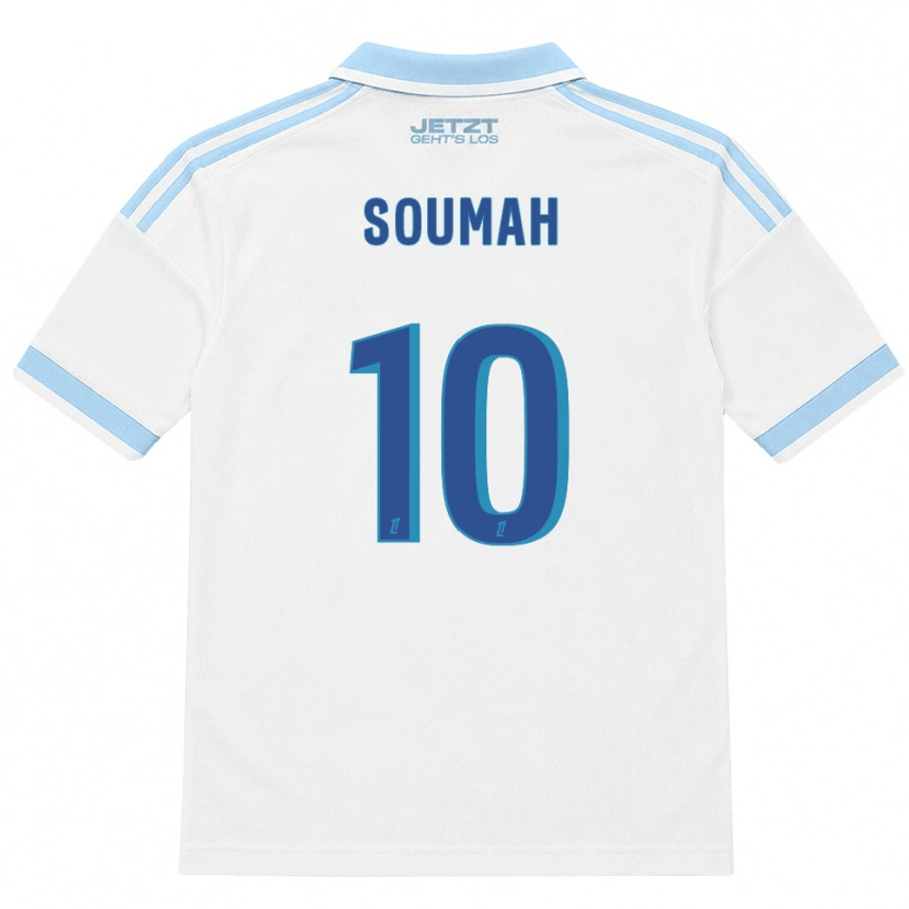 Danxen Women Mohamed Soumah #10 Light Sky Blue White Red Away Jersey 2026/27 T-Shirt