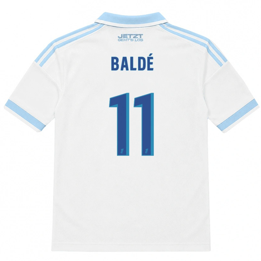 Danxen Women Fatoumata Baldé #11 Light Sky Blue White Red Away Jersey 2026/27 T-Shirt