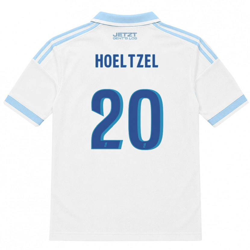 Danxen Women Mégane Hoeltzel #20 Light Sky Blue White Red Away Jersey 2026/27 T-Shirt