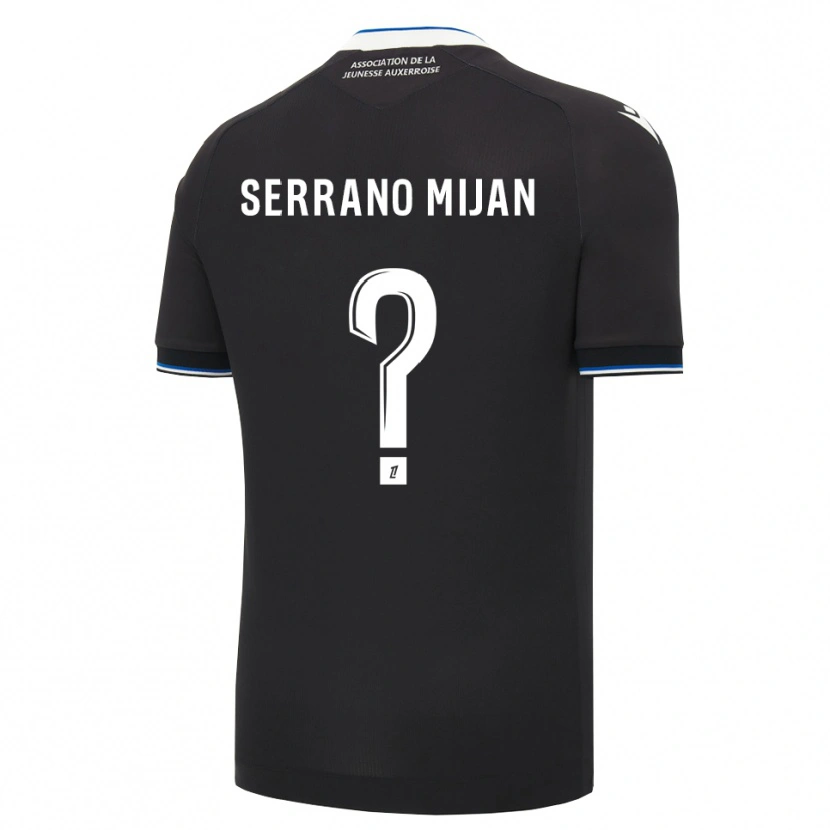 Danxen Women Joye Serrano Mijan #0 Black Blue White Away Jersey 2026/27 T-Shirt