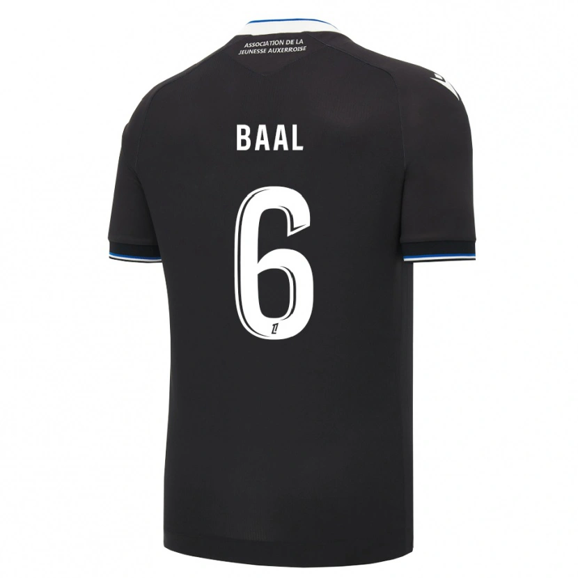 Danxen Women Ousmane Baal #6 Black Blue White Away Jersey 2026/27 T-Shirt