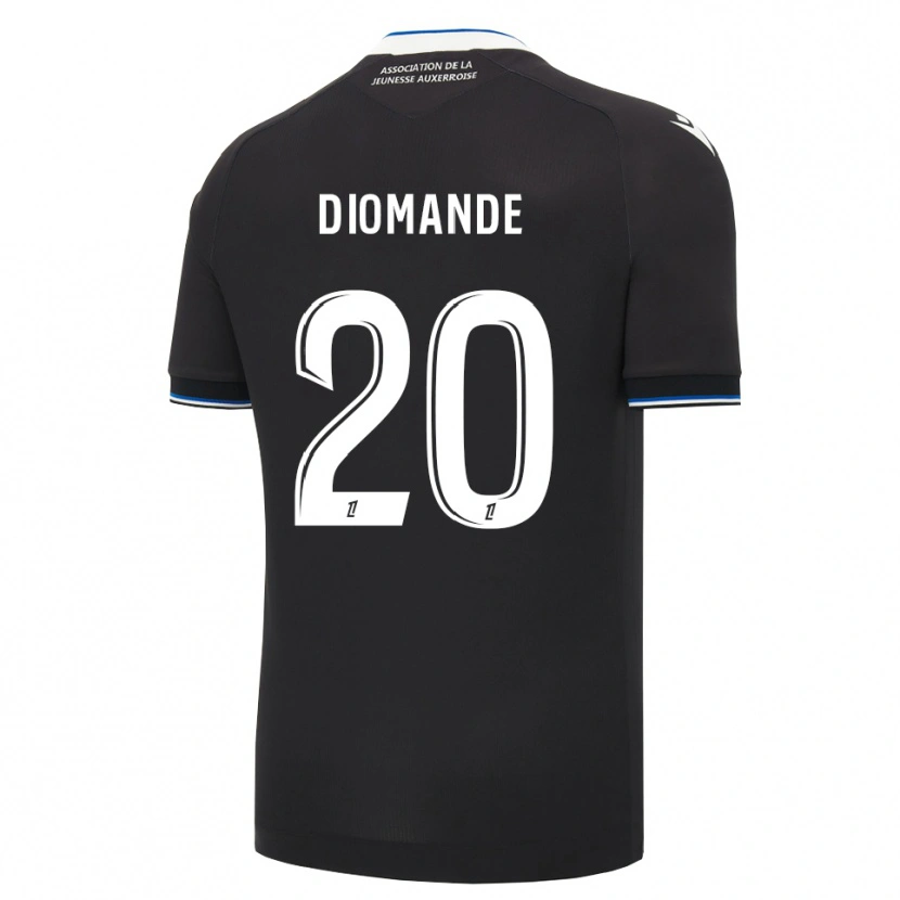 Danxen Women Sinaly Diomandé #20 Black Blue White Away Jersey 2026/27 T-Shirt