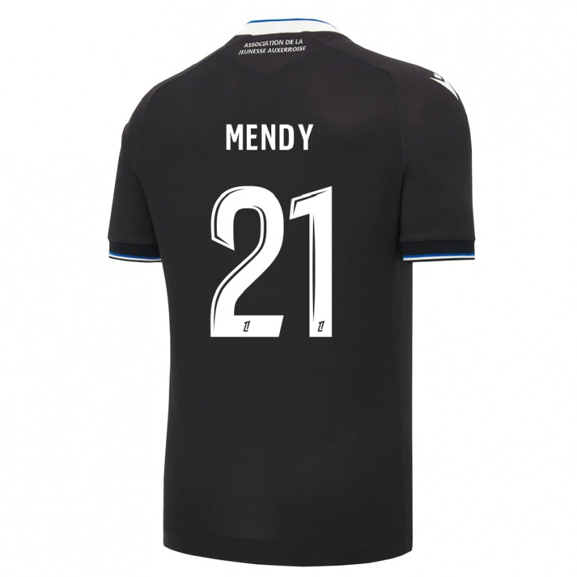 Danxen Women Tony Mendy #21 Black Blue White Away Jersey 2026/27 T-Shirt