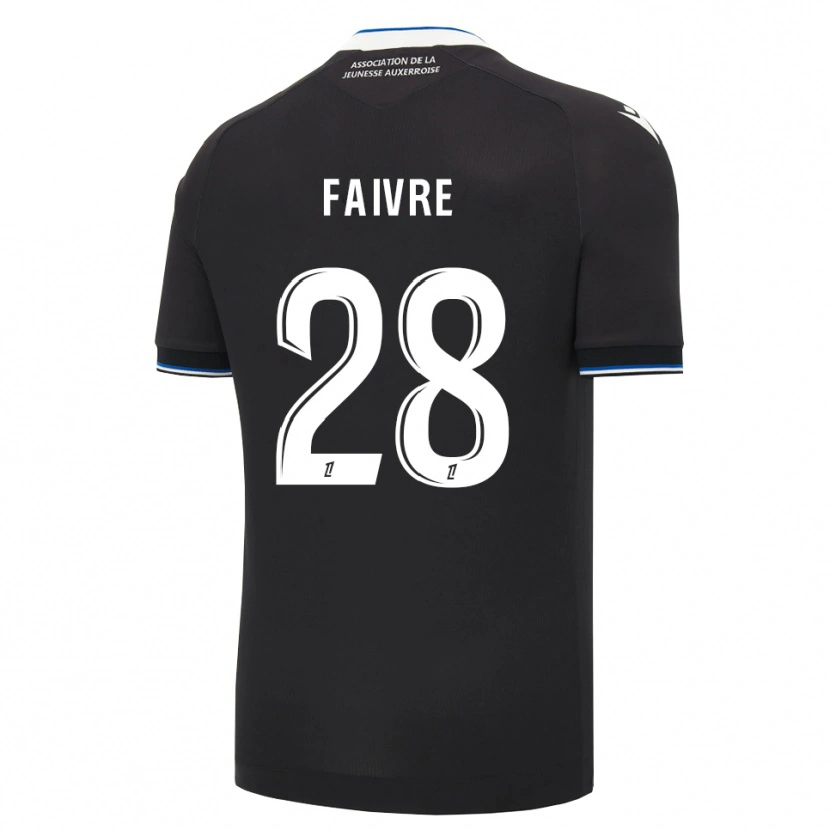 Danxen Women Romain Faivre #28 Black Blue White Away Jersey 2026/27 T-Shirt