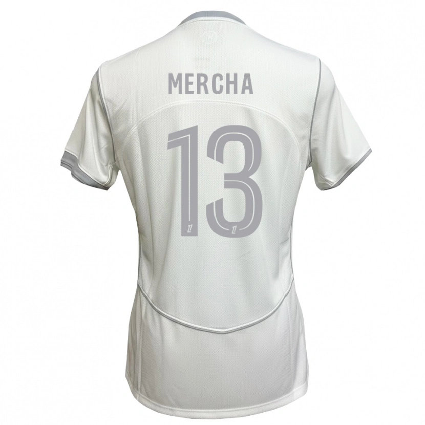 Danxen Women Yanis Mercha #13 White Gray Away Jersey 2026/27 T-Shirt