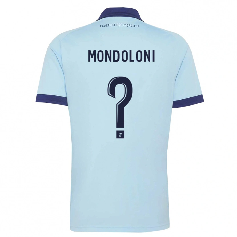Danxen Women Tino Mondoloni #0 Cornflower Blue Black Away Jersey 2026/27 T-Shirt
