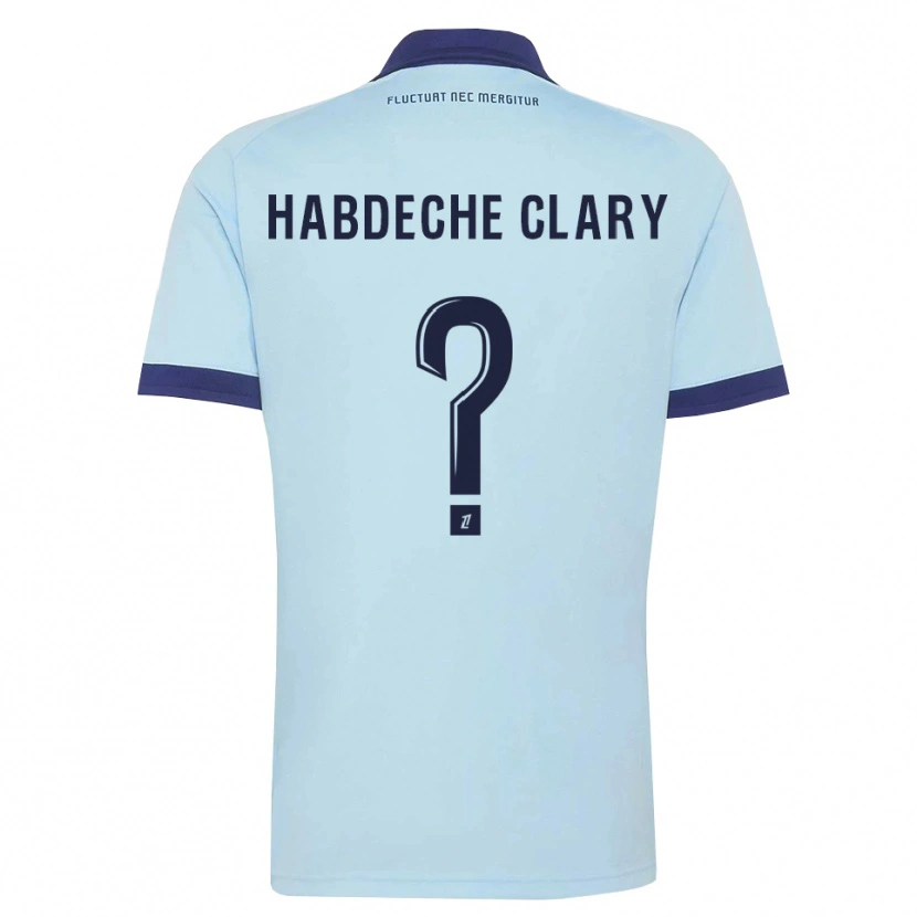 Danxen Women Yanis Habdeche Clary #0 Cornflower Blue Black Away Jersey 2026/27 T-Shirt