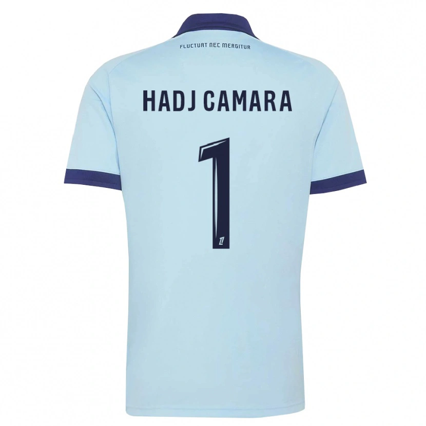 Danxen Women El Hadj Camara #1 Cornflower Blue Black Away Jersey 2026/27 T-Shirt