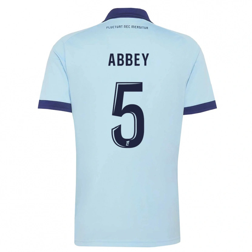 Danxen Women Emmanuel Abbey #5 Cornflower Blue Black Away Jersey 2026/27 T-Shirt