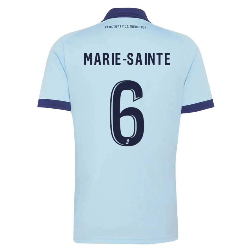 Danxen Women Andrew Marie-Sainte #6 Cornflower Blue Black Away Jersey 2026/27 T-Shirt