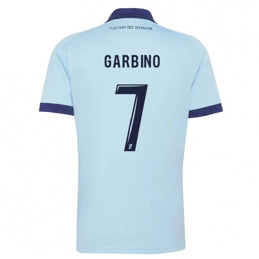 Danxen Women Maëlle Garbino #7 Cornflower Blue Black Away Jersey 2026/27 T-Shirt