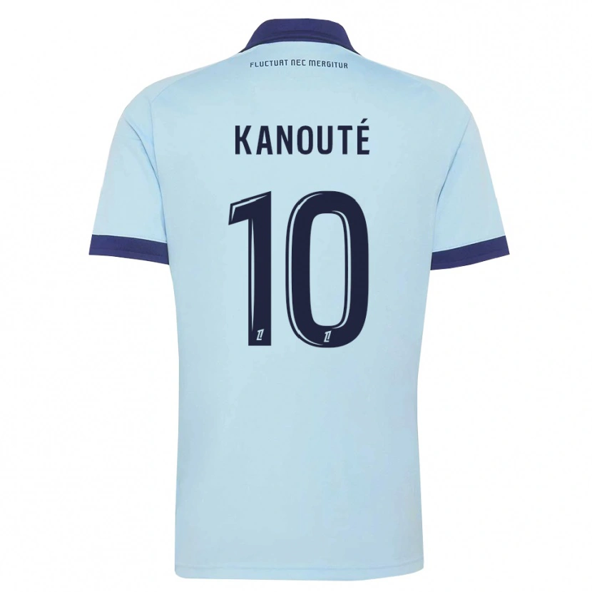 Danxen Women Makan Kanouté #10 Cornflower Blue Black Away Jersey 2026/27 T-Shirt