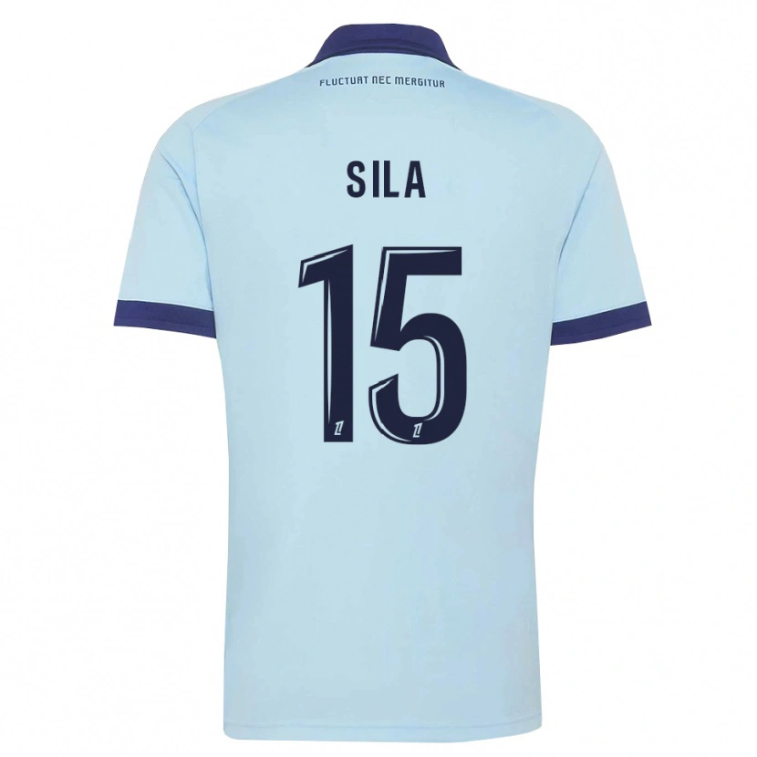 Danxen Women Oumar Sila #15 Cornflower Blue Black Away Jersey 2026/27 T-Shirt