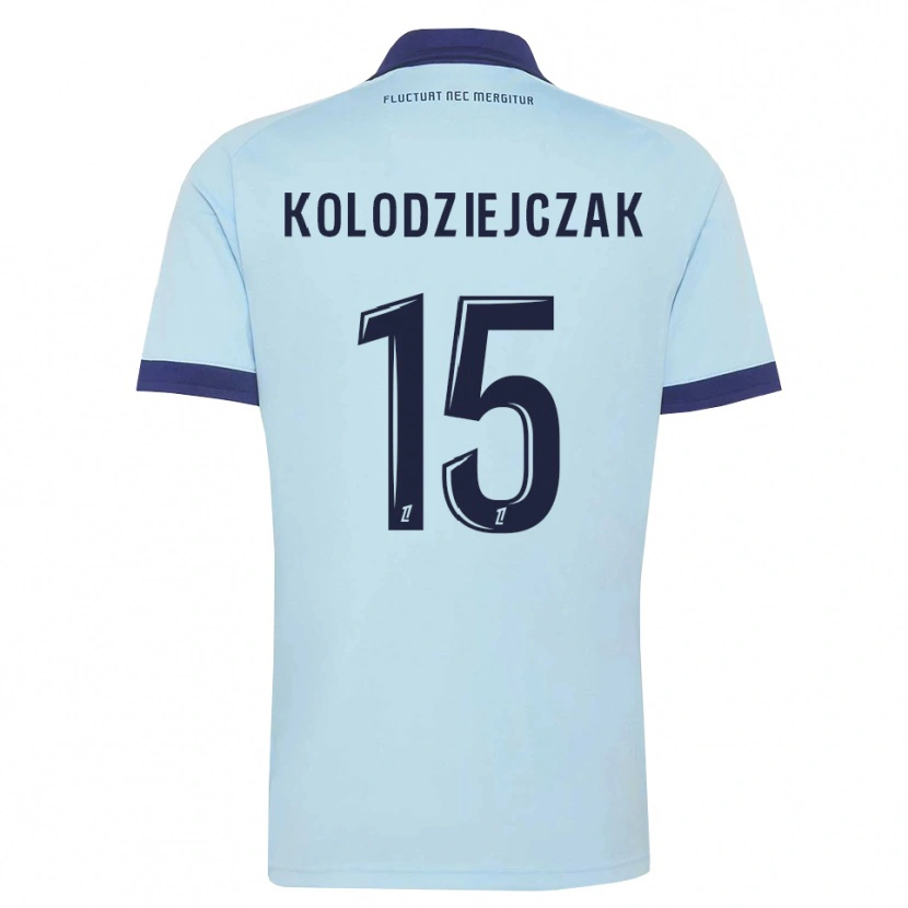 Danxen Women Timothée Kolodziejczak #15 Cornflower Blue Black Away Jersey 2026/27 T-Shirt