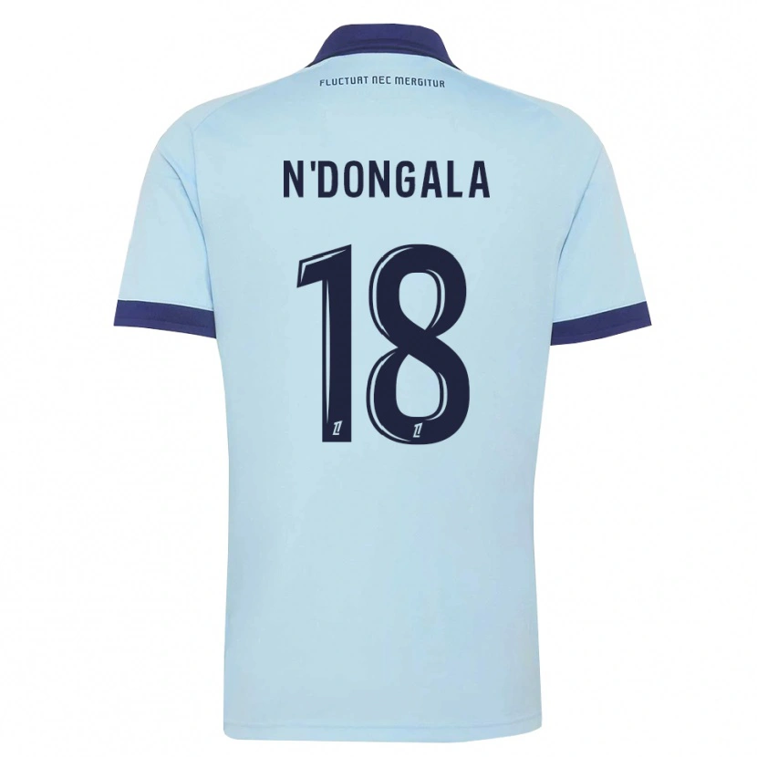 Danxen Women Melween N'dongala #18 Cornflower Blue Black Away Jersey 2026/27 T-Shirt