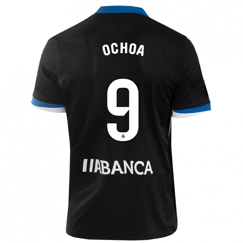 Danxen Women Martín Ochoa #9 Black Blue White Away Jersey 2026/27 T-Shirt