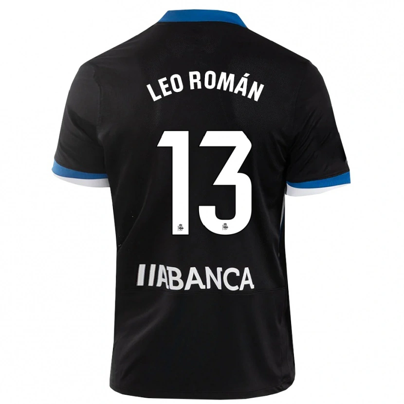 Danxen Women Leo Román #13 Black Blue White Away Jersey 2026/27 T-Shirt