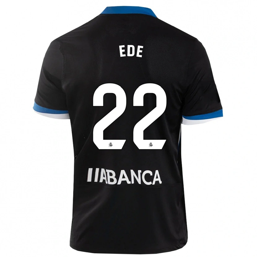 Danxen Women Bright Ede #22 Black Blue White Away Jersey 2026/27 T-Shirt