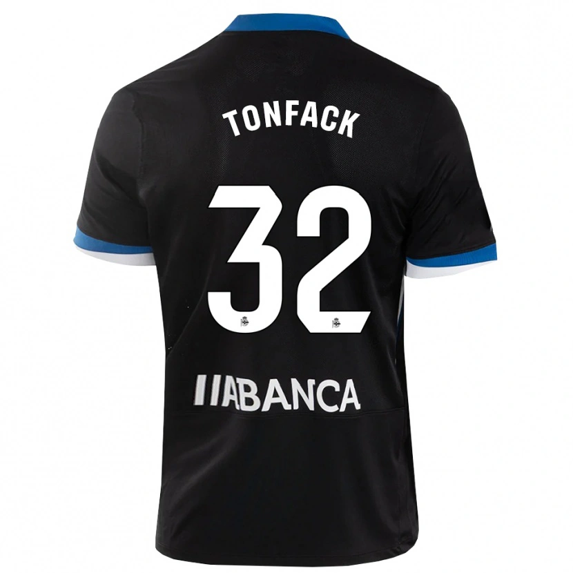 Danxen Women Bil Nsongo #32 Black Blue White Away Jersey 2026/27 T-Shirt
