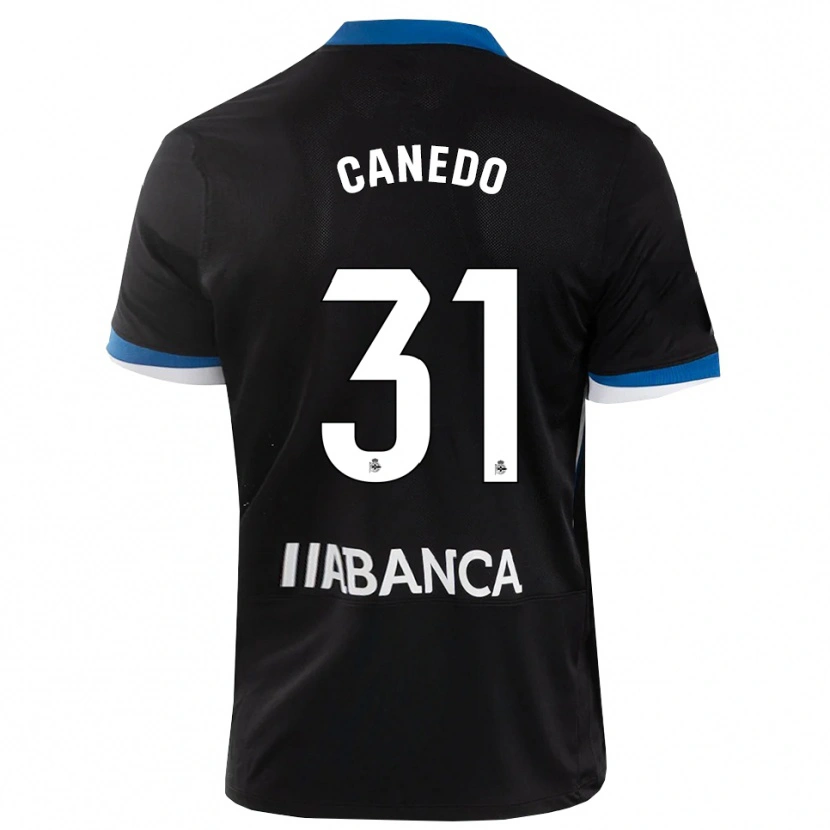 Danxen Women Damián Canedo #31 Black Blue White Away Jersey 2026/27 T-Shirt
