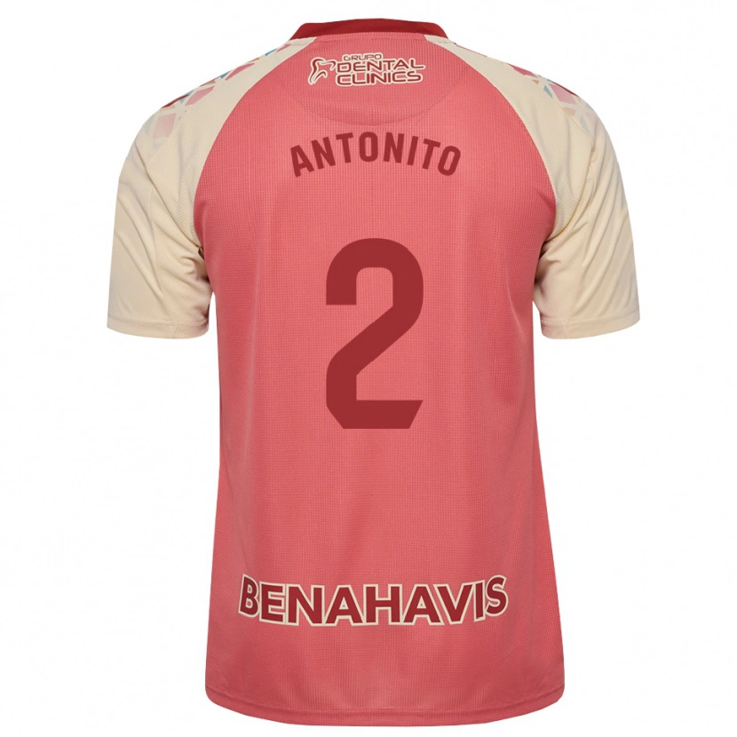 Danxen Women Antoñito #2 Light Pink Red Blue Away Jersey 2026/27 T-Shirt