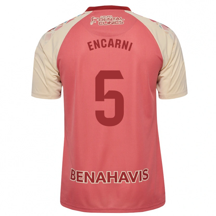 Danxen Women Encarni #5 Light Pink Red Blue Away Jersey 2026/27 T-Shirt