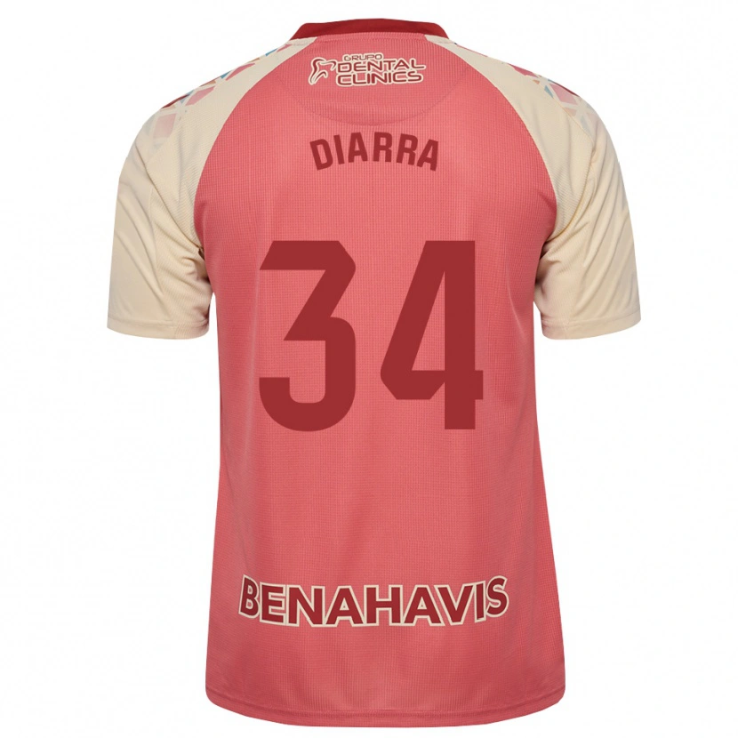 Danxen Women Cherif Diarra #34 Light Pink Red Blue Away Jersey 2026/27 T-Shirt