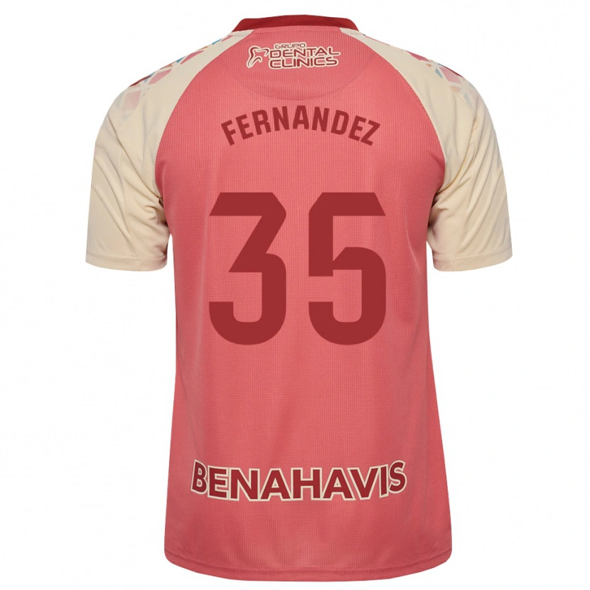 Danxen Women Inés Fernández #35 Light Pink Red Blue Away Jersey 2026/27 T-Shirt