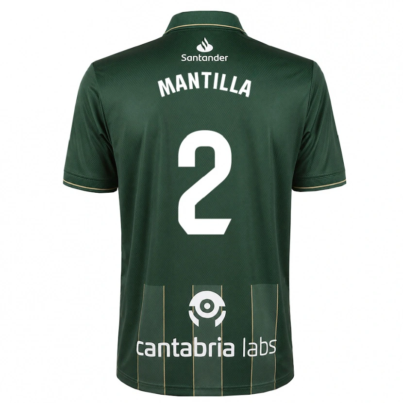 Danxen Women Álvaro Mantilla #2 Dark Slate Gray White Away Jersey 2026/27 T-Shirt