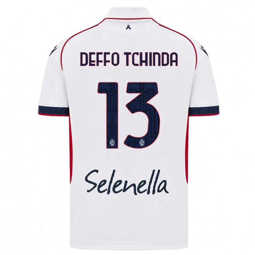 Danxen Women Owen Deffo Tchinda #13 White Red Royal Blue Away Jersey 2026/27 T-Shirt
