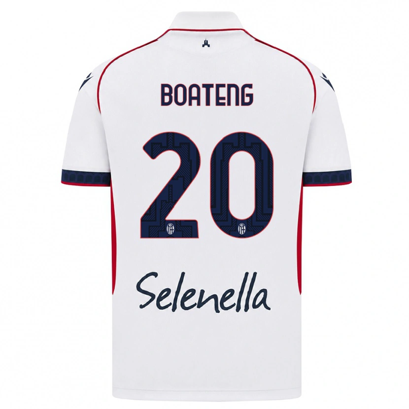 Danxen Women Michael Boateng #20 White Red Royal Blue Away Jersey 2026/27 T-Shirt