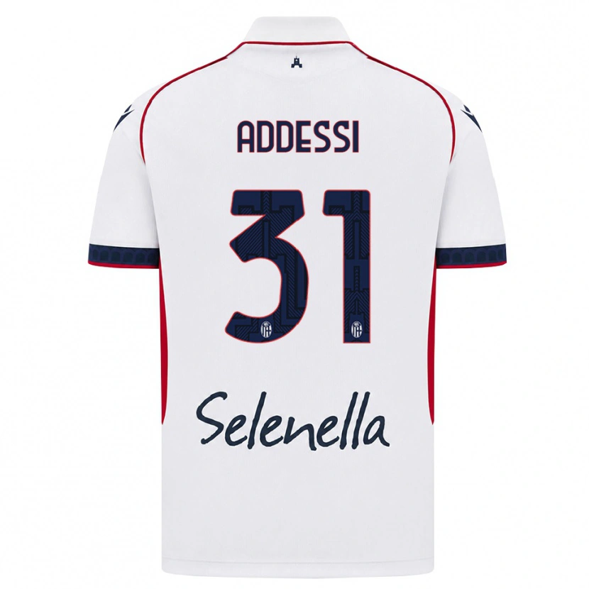 Danxen Women Simone Addessi #31 White Red Royal Blue Away Jersey 2026/27 T-Shirt