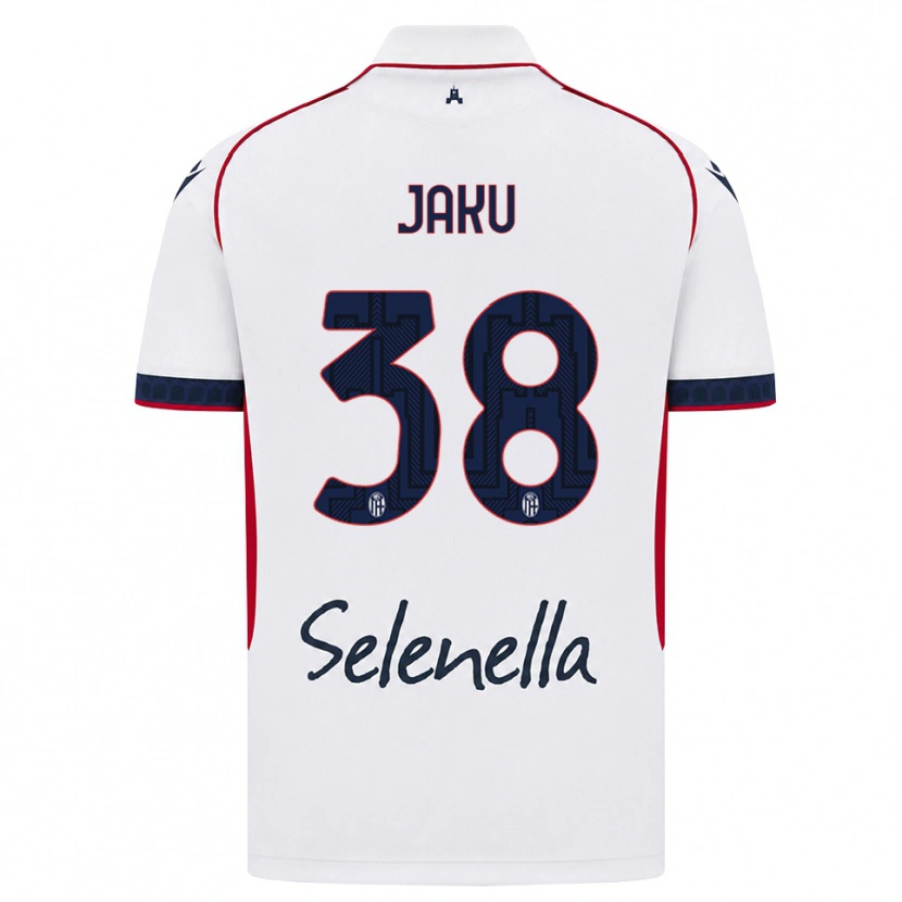 Danxen Women Jordi Jaku #38 White Red Royal Blue Away Jersey 2026/27 T-Shirt