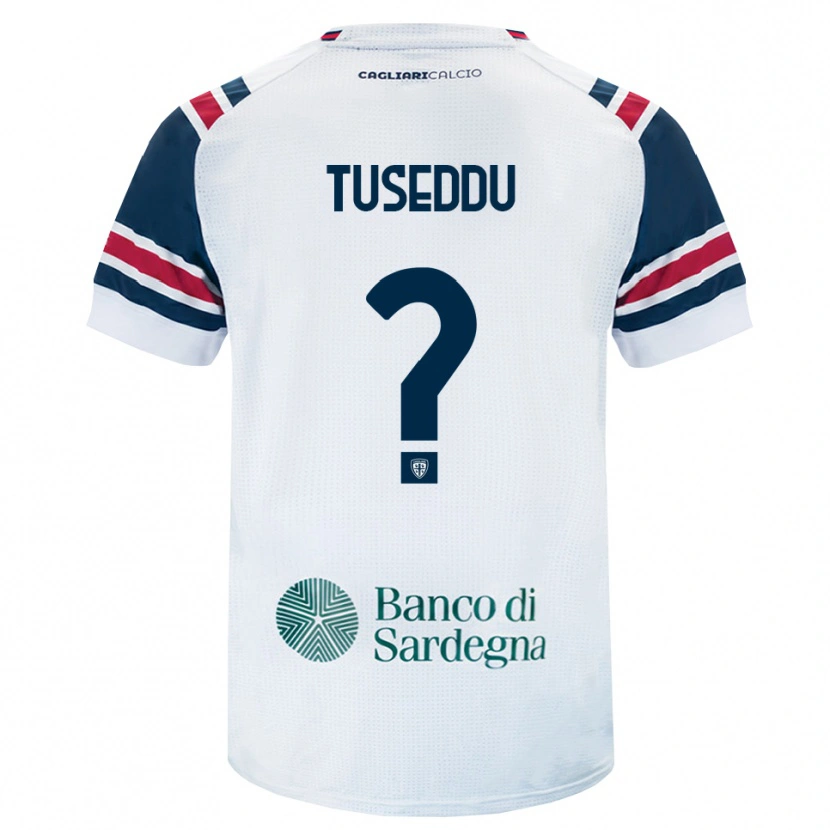 Danxen Women Alessio Tuseddu #0 White Red Green Away Jersey 2026/27 T-Shirt