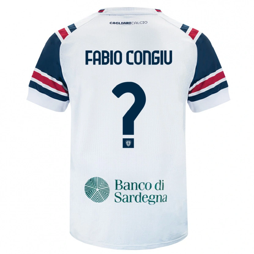 Danxen Women Fabio Congiu #0 White Red Green Away Jersey 2026/27 T-Shirt