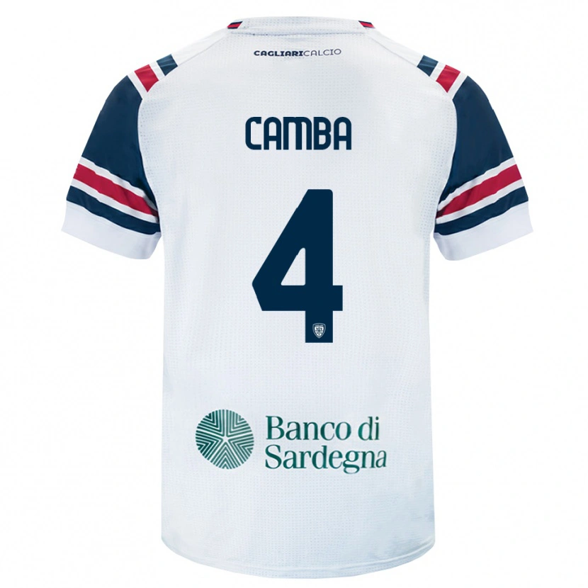 Danxen Women Daniele Camba #4 White Red Green Away Jersey 2026/27 T-Shirt
