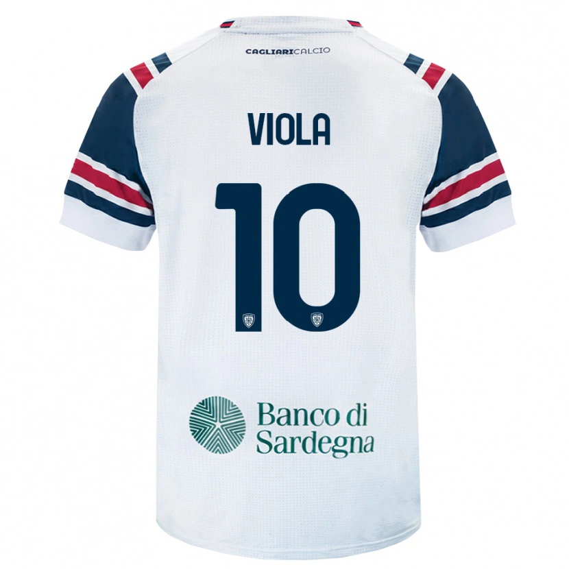 Danxen Women Nicolas Viola #10 White Red Green Away Jersey 2026/27 T-Shirt