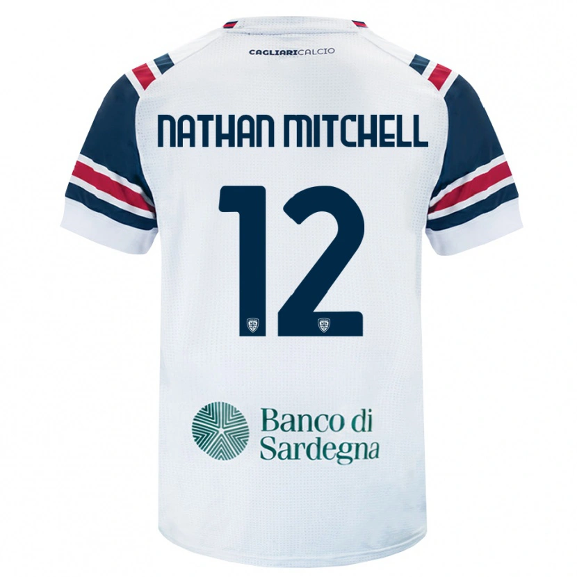 Danxen Women Anton Nathan Mitchell #12 White Red Green Away Jersey 2026/27 T-Shirt