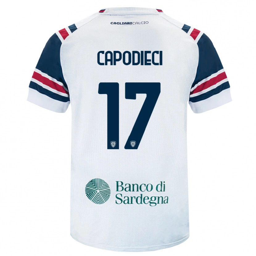 Danxen Women Loris Capodieci #17 White Red Green Away Jersey 2026/27 T-Shirt