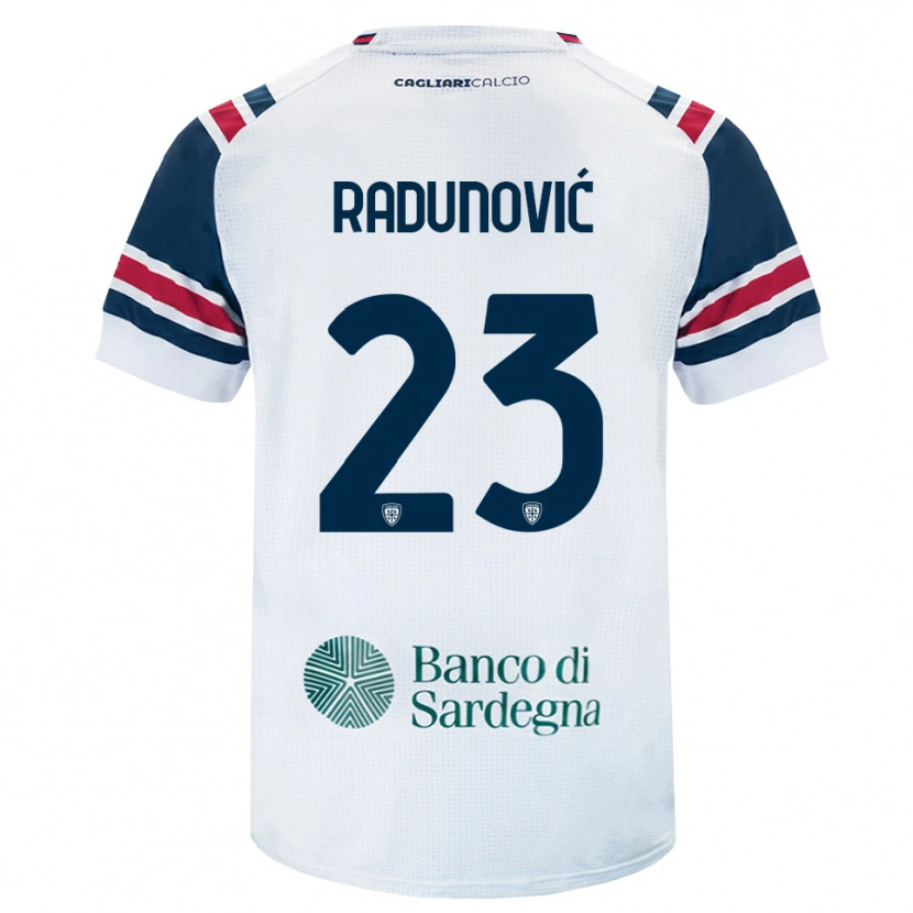 Danxen Women Boris Radunović #23 White Red Green Away Jersey 2026/27 T-Shirt